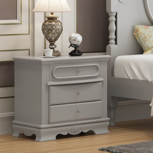 Gray Flora Nightstand BD02205 By ACME