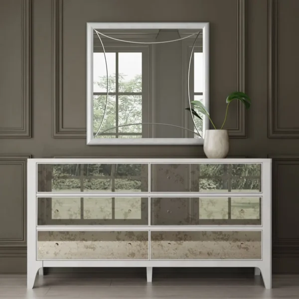 Mezzanine - Mirrored Light Gray Dresser By Art Furniture - Image 2