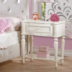 Ivory Dorothy Nightstand W/1 Drawer BD02267 By ACME Luxury Bedroom Nightstands Mobilia Cleopatra 7 Ivory Dorothy Nightstand W/1 Drawer BD02267 By ACME 7