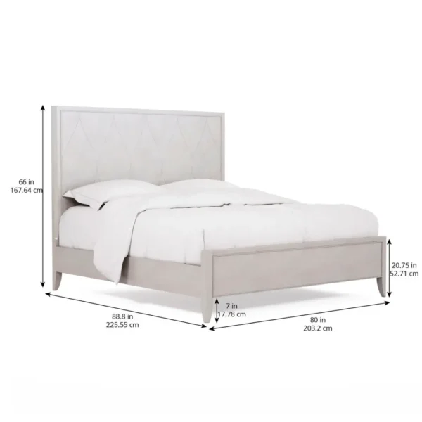 Mezzanine - 6/6 Light Gray Panel Bed By Art Furniture - Image 4