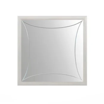 Light Gray Square Mirror