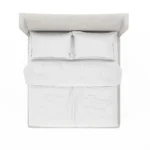 Mezzanine - 6/0 Light Gray Upholstered Cal King Shelter Bed By Art Furniture - Image 3