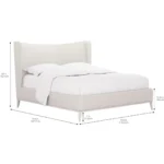 Mezzanine - 6/6 King Light Gray Upholstered Shelter Bed By Art Furniture - Image 4