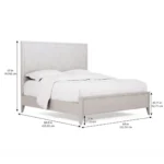 Mezzanine - 5/0 Light Gray Panel Bed By Art Furniture - Image 4