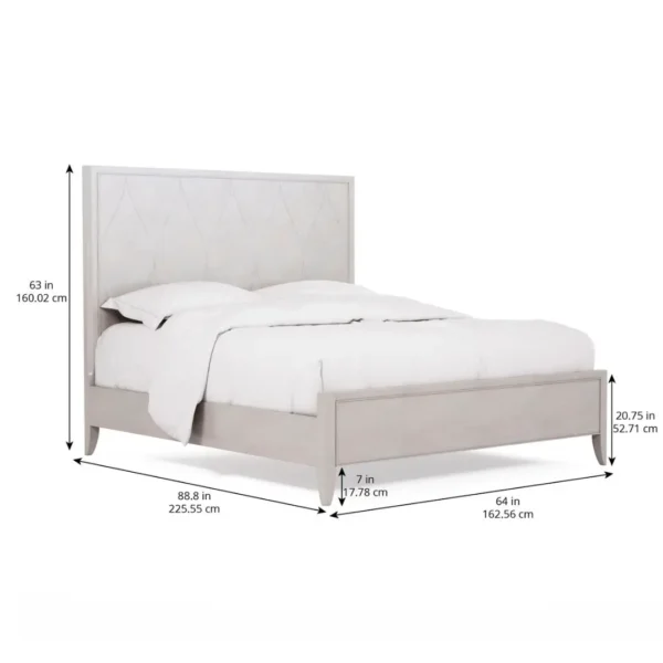 Mezzanine - 5/0 Light Gray Panel Bed By Art Furniture - Image 4