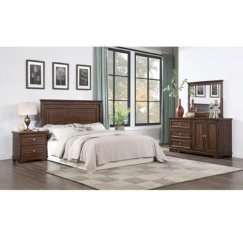 Walnut Franklin 4PC Pack Bed Set