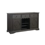 Distressed dark pewter Arasina Collection Server By Homelegance Servers Mobilia Cleopatra 17 Distressed dark pewter Arasina Collection Server By Homelegance 17