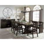 Distressed dark pewter Arasina Collection Server By Homelegance Servers Mobilia Cleopatra 20 Distressed dark pewter Arasina Collection Server By Homelegance 20