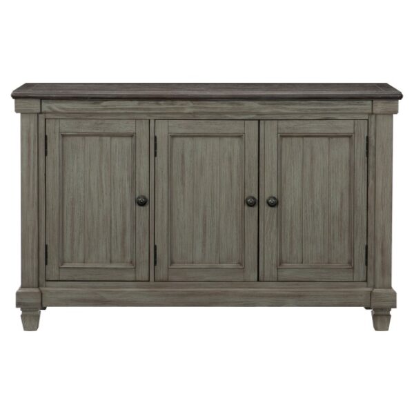 Coffee and antique gray Granby Collection Server By Homelegance 9