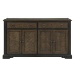 Brown and charcoal brown Stonington Collection By Homelegance Servers Mobilia Cleopatra 25 Brown and charcoal brown Stonington Collection By Homelegance 25