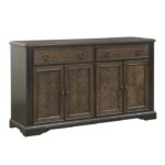 Brown and charcoal brown Stonington Collection By Homelegance Servers Mobilia Cleopatra 26 Brown and charcoal brown Stonington Collection By Homelegance 26