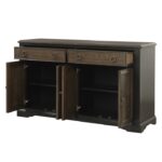 Brown and charcoal brown Stonington Collection By Homelegance Servers Mobilia Cleopatra 29 Brown and charcoal brown Stonington Collection By Homelegance 29