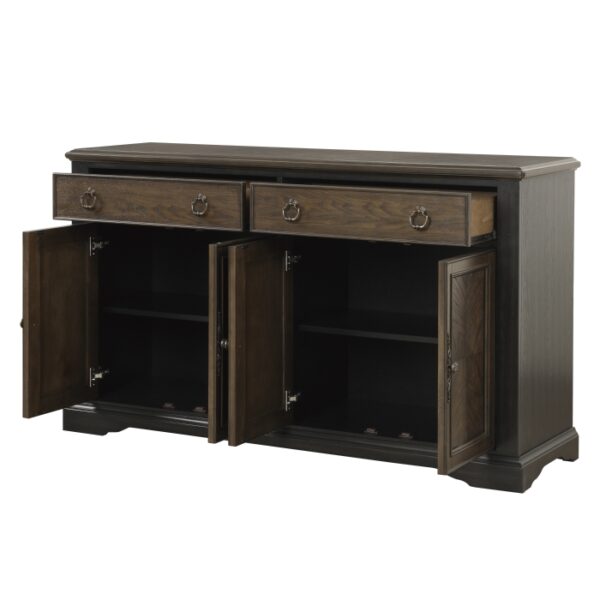 Brown and charcoal brown Stonington Collection By Homelegance 18
