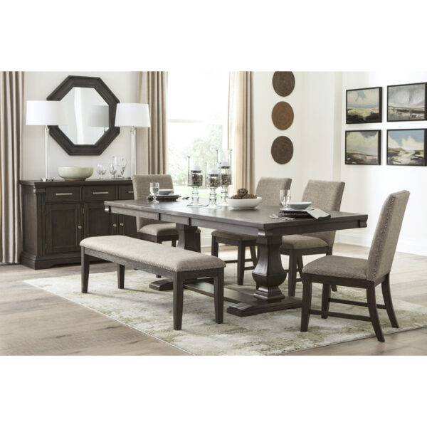 Wire brushed rustic brown Southlake Collection By Homelegance 18