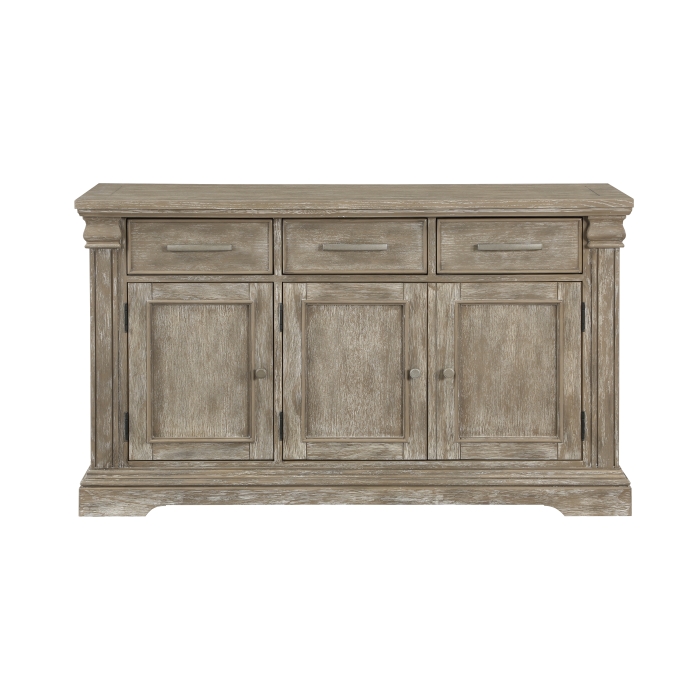 Wire brushed brownish gray Southlake Collection By Homelegance