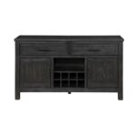 Wire brushed antiqued black Orem Collection Server By Homelegance Servers Mobilia Cleopatra 13 Wire brushed antiqued black Orem Collection Server By Homelegance 13
