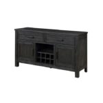Wire brushed antiqued black Orem Collection Server By Homelegance Servers Mobilia Cleopatra 14 Wire brushed antiqued black Orem Collection Server By Homelegance 14