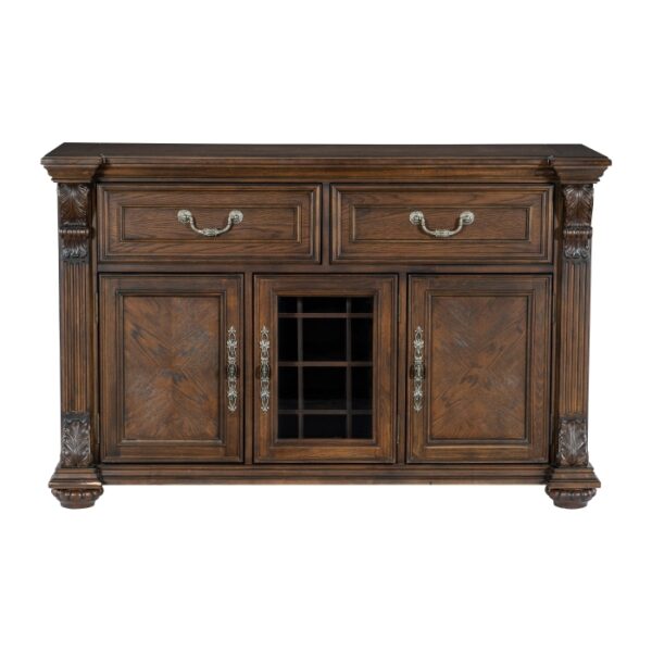 Dark oak Bergen Collection Server By Homelegance 10
