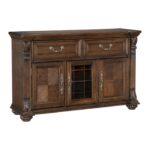 Dark oak Bergen Collection Server By Homelegance Servers Mobilia Cleopatra 20 Dark oak Bergen Collection Server By Homelegance 20