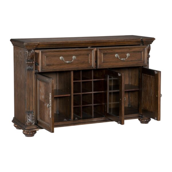 Dark oak Bergen Collection Server By Homelegance 16