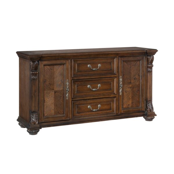 Dark Oak Bergen Collection Buffet By Homelegance 11