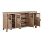 Distressed light oak Aberdeen Collection By Homelegance Servers Mobilia Cleopatra 15 Distressed light oak Aberdeen Collection By Homelegance 15