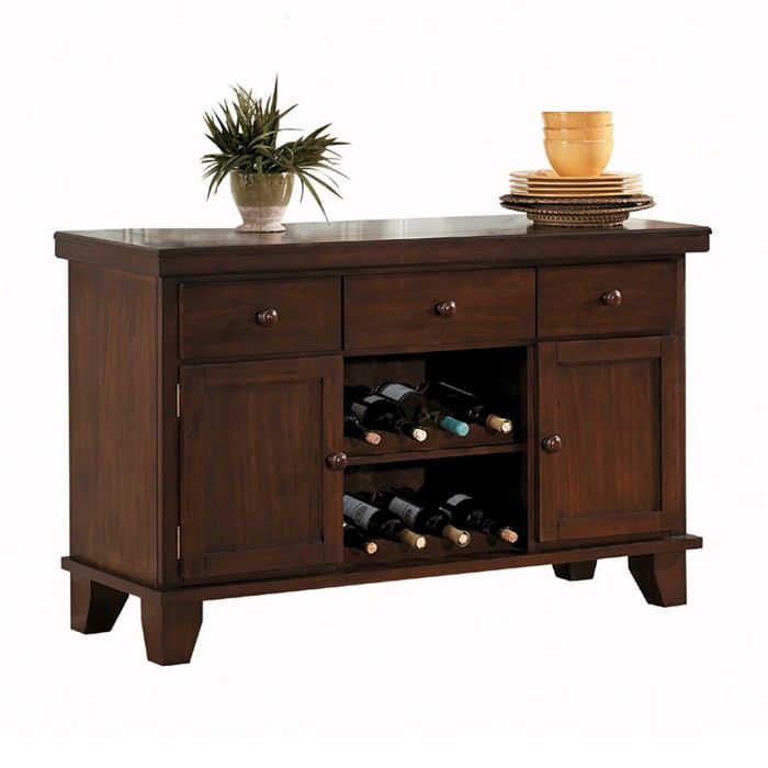 Dark Oak Ameillia Collection By Homelegance