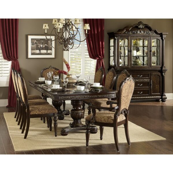 Cherry finish with gold Tipping Russian Hill Collection Hutch By Homelegance 10