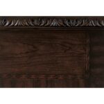 Dark cherry finish with gold Tipping Catalonia Collection Hutch By Homelegance 14