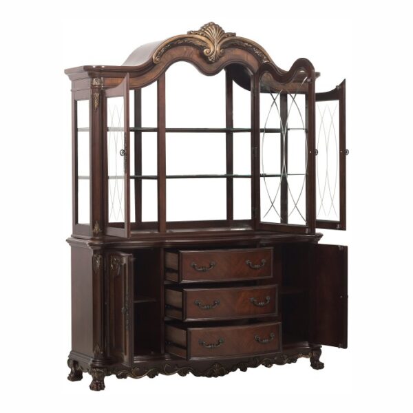 Cherry Deryn Park Collection Hutch By Homelegance 14
