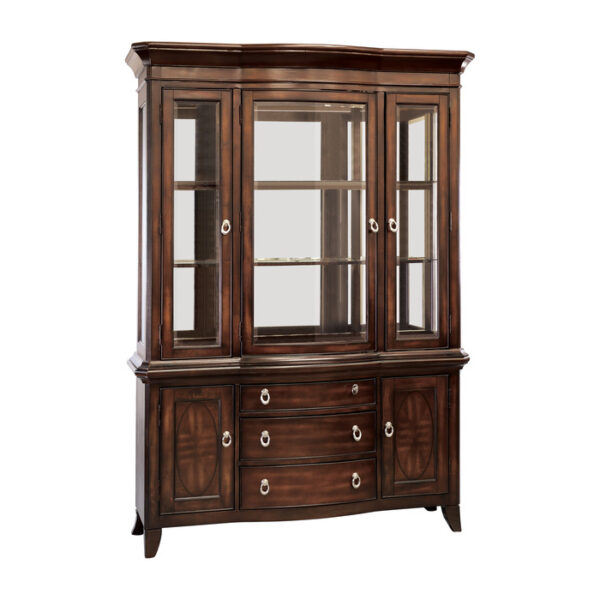 Dark Cherry Marston Collection  Hutch By Homelegance 7