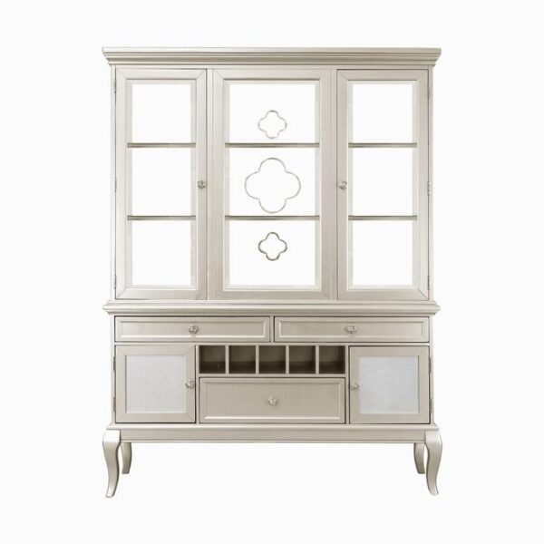 Silver Crawford Collection Hutch By Homelegance 10