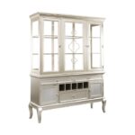 Silver Crawford Collection Hutch By Homelegance Curio & Buffet Mobilia Cleopatra 18 Silver Crawford Collection Hutch By Homelegance 18