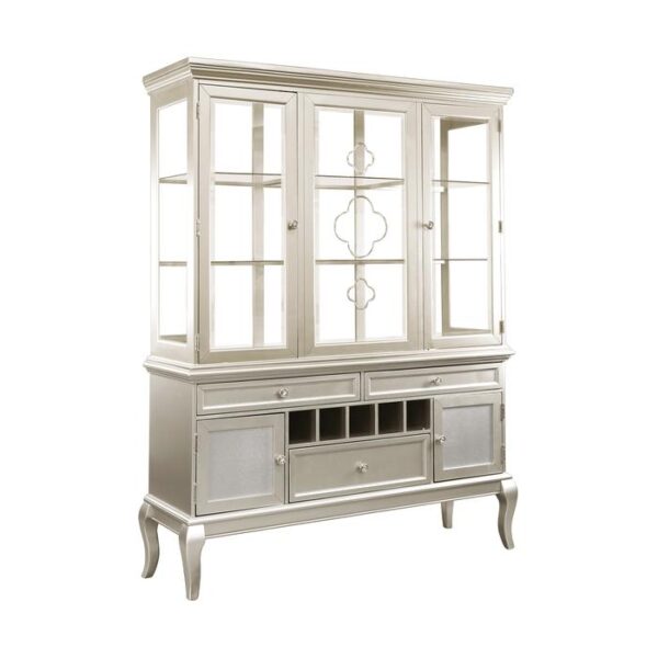 Silver Crawford Collection Hutch By Homelegance 11