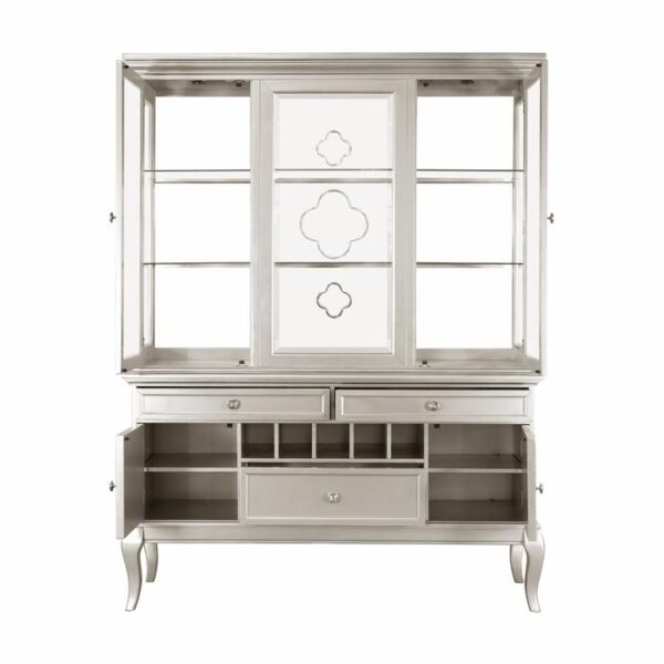 Silver Crawford Collection Hutch By Homelegance 12