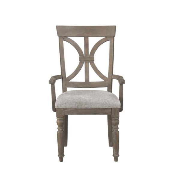 Driftwood light brown Cardano Collection Arm Chair By Homelegance 7