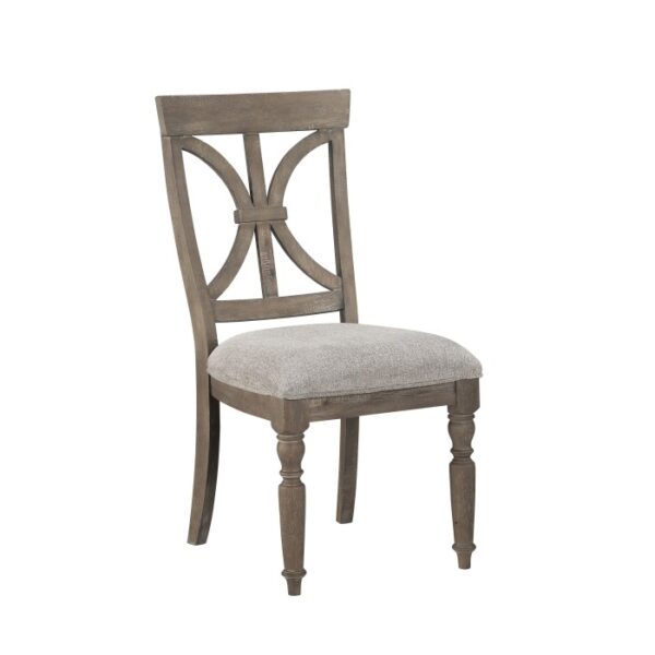 Driftwood light brown Cardano Collection Side Chair By Homelegance 9