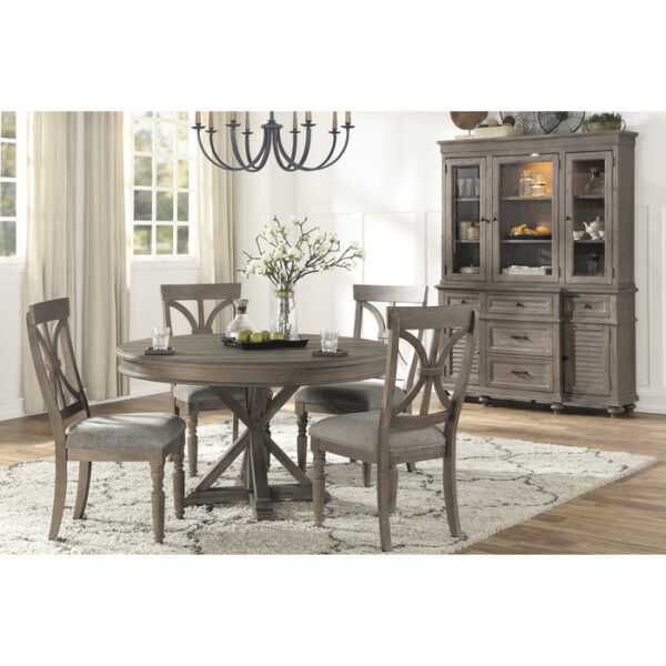 Driftwood light brown Cardano Collection Side Chair By Homelegance 10