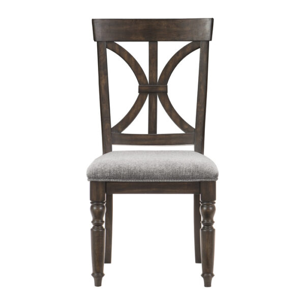 Driftwood Charcoal Cardano Collection Side Chair By Homelegance 8