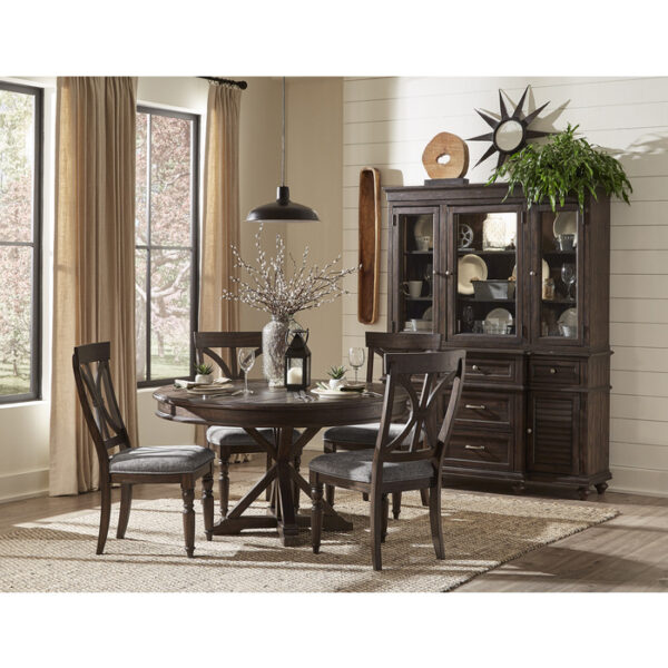 Driftwood Charcoal Cardano Collection Side Chair By Homelegance 10