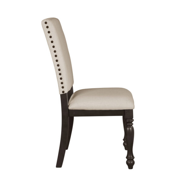 Grayish brown Begonia Collection Side Chair By Homelegance 11