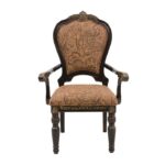 Cherry Finish with gold tipping Russian Hill Collection Arm Chair By Homelegance 11