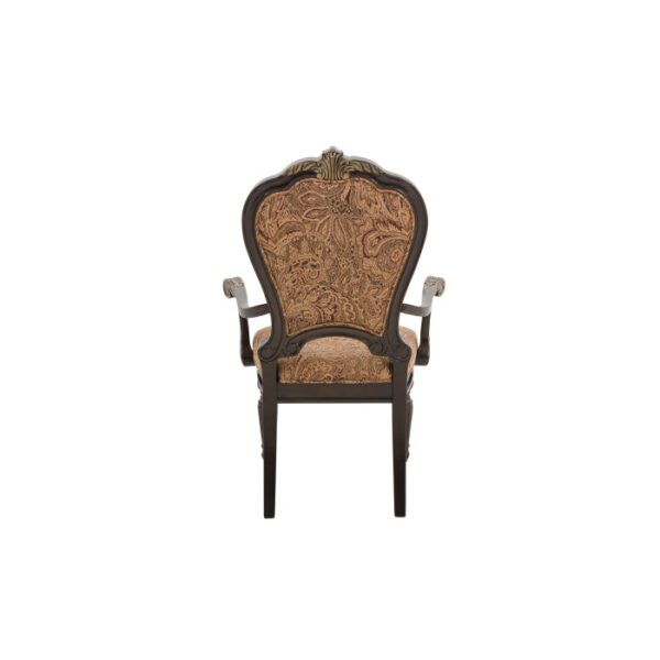 Cherry Finish with gold tipping Russian Hill Collection Arm Chair By Homelegance 9