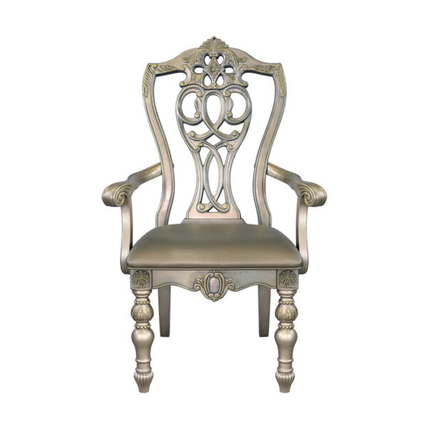 Platinum gold Catalonia Collection Arm Chair By Homelegance 9