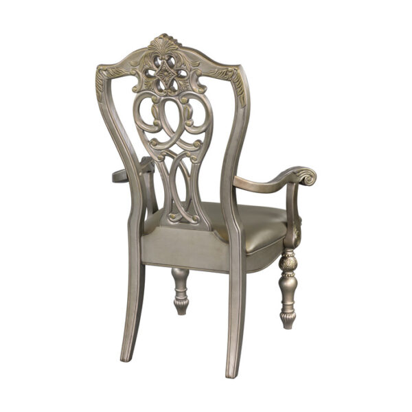 Platinum gold Catalonia Collection Arm Chair By Homelegance 11