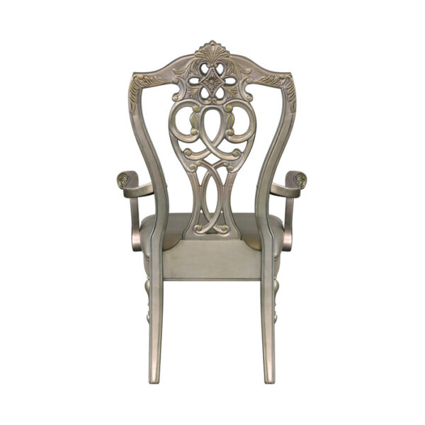 Platinum gold Catalonia Collection Arm Chair By Homelegance 12
