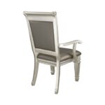 Silver Bevelle Collection Arm Chair By Homelegance 18