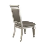 Silver Bevelle Collection Side Chair By Homelegance Dining Room Furniture Mobilia Cleopatra 17 Silver Bevelle Collection Side Chair By Homelegance 17