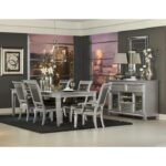 Silver Bevelle Collection Side Chair By Homelegance Dining Room Furniture Mobilia Cleopatra 20 Silver Bevelle Collection Side Chair By Homelegance 20