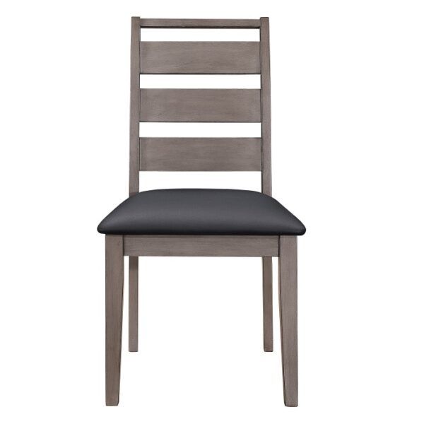 Brownish gray Woodrow Collection Side Chair By Homelegance 8